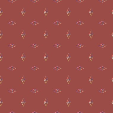 Soyut geometrik şekillerin kusursuz deseni. vektör illüstrasyonu