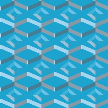 geometrik şekil tasarımlı kusursuz desen