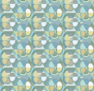 geometrik şekil tasarımlı kusursuz desen