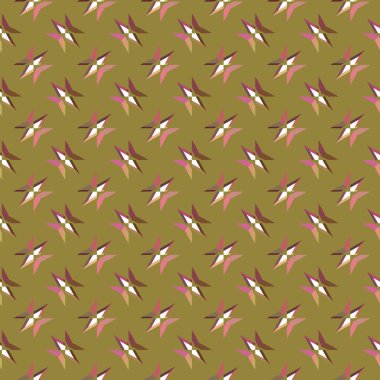 Soyut geometrik şekillerin kusursuz deseni. vektör illüstrasyonu