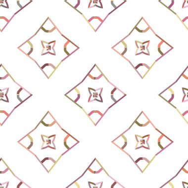 Modern geometrik vektör tasarımı, kusursuz desen çizimi