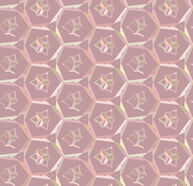 geometrik şekil tasarımlı kusursuz desen