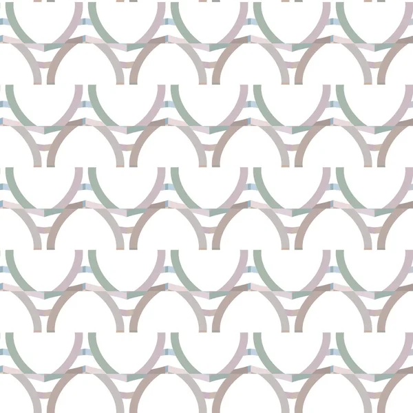 Nahtloses Muster Abstrakter Geometrischer Formen Vektorillustration — Stockvektor