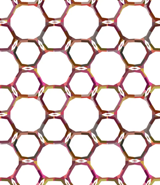 Padrão Sem Costura Com Design Forma Geométrica —  Vetores de Stock