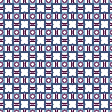 geometrik şekil tasarımlı kusursuz desen