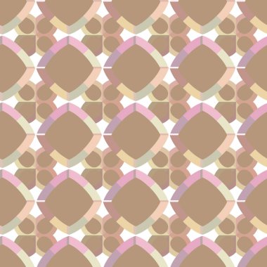 geometrik şekil tasarımlı kusursuz desen