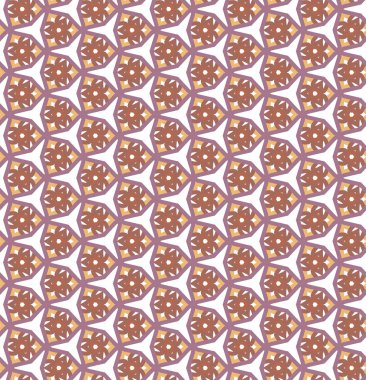 Soyut geometrik şekillerin kusursuz deseni. vektör illüstrasyonu