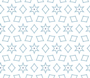 Soyut geometrik şekillerin kusursuz deseni. vektör illüstrasyonu