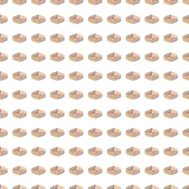 Soyut geometrik şekillerin kusursuz deseni. vektör illüstrasyonu