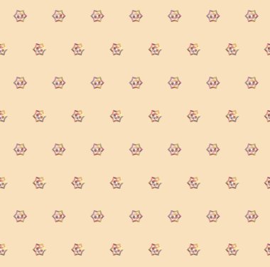 Soyut geometrik şekillerin kusursuz deseni. vektör illüstrasyonu