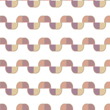 Modern geometrik vektör tasarımı, kusursuz desen çizimi