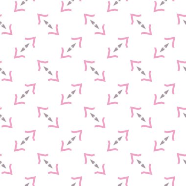 Modern geometrik vektör tasarımı, kusursuz desen çizimi