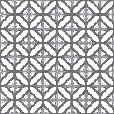 Soyut geometrik şekillerin kusursuz deseni. vektör illüstrasyonu