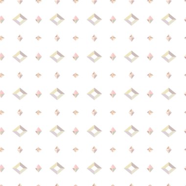 Soyut geometrik şekillerin kusursuz deseni. vektör illüstrasyonu