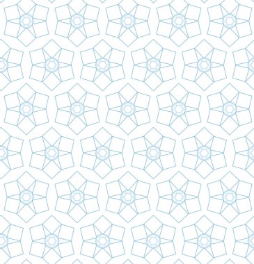 Soyut geometrik şekillerin kusursuz deseni. vektör illüstrasyonu