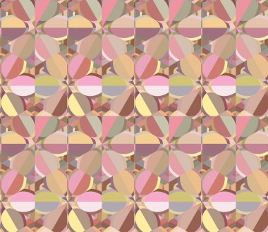 geometrik şekil tasarımlı kusursuz desen