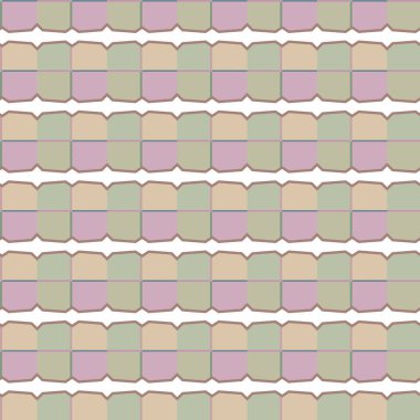 Soyut geometrik şekillerin kusursuz deseni. vektör illüstrasyonu