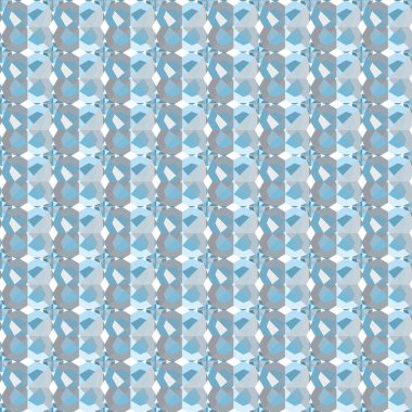 Soyut geometrik şekillerin kusursuz deseni. vektör illüstrasyonu