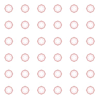 Soyut geometrik şekillerin kusursuz deseni. vektör illüstrasyonu