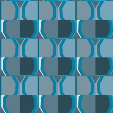 geometrik şekil tasarımlı kusursuz desen