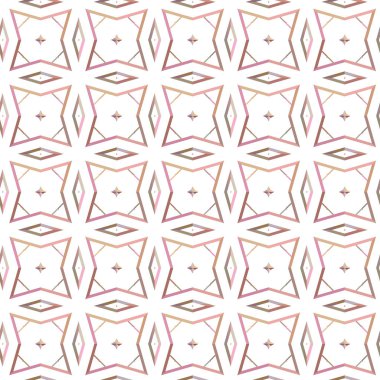 Soyut geometrik şekillerin kusursuz deseni. vektör illüstrasyonu