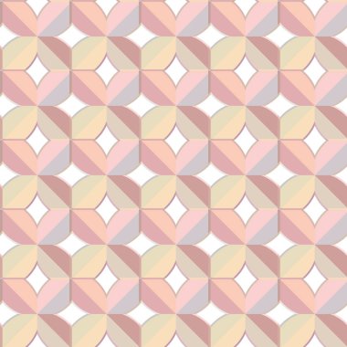 geometrik şekil tasarımlı kusursuz desen