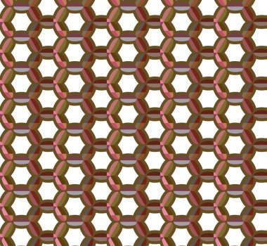 Soyut geometrik şekillerin kusursuz deseni. vektör illüstrasyonu