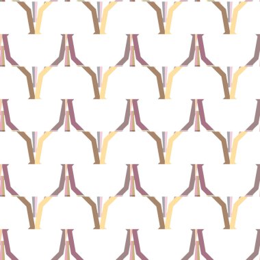 Soyut geometrik şekillerin kusursuz deseni. vektör illüstrasyonu