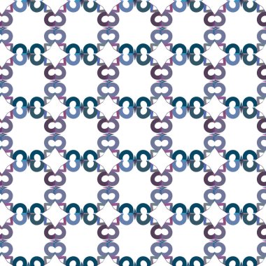 geometrik şekil tasarımlı kusursuz desen