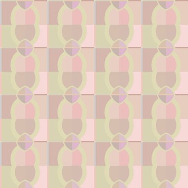 Soyut geometrik şekillerin kusursuz deseni. vektör illüstrasyonu