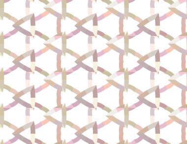 Soyut geometrik şekillerin kusursuz deseni. vektör illüstrasyonu