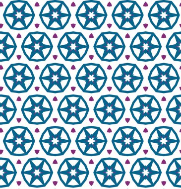 geometrik şekil tasarımlı kusursuz desen