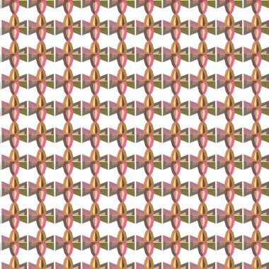 Soyut geometrik şekillerin kusursuz deseni. vektör illüstrasyonu