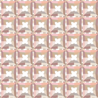 geometrik şekil tasarımlı kusursuz desen