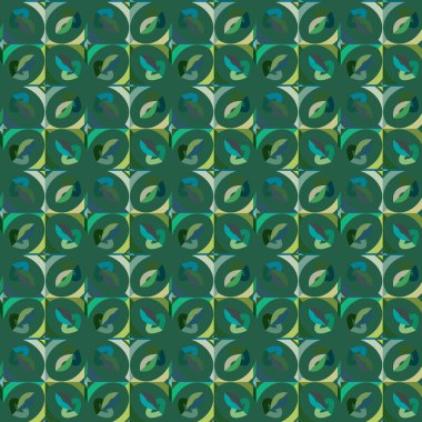 geometrik şekil tasarımlı kusursuz desen