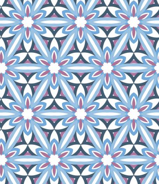 geometrik şekil tasarımlı kusursuz desen