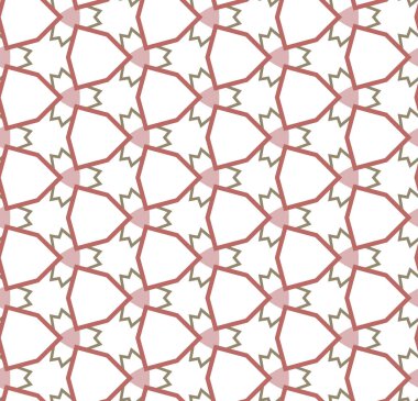 Soyut geometrik şekillerin kusursuz deseni. vektör illüstrasyonu