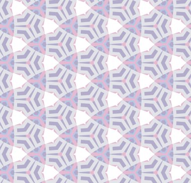 Soyut geometrik şekillerin kusursuz deseni. vektör illüstrasyonu