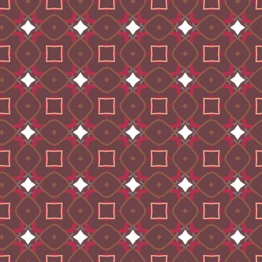 Soyut geometrik şekillerin kusursuz deseni. vektör illüstrasyonu