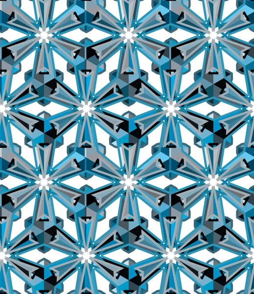 Soyut geometrik şekillerin kusursuz deseni. vektör illüstrasyonu
