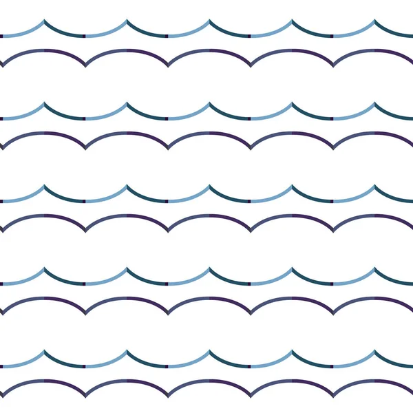 Padrão Sem Costura Formas Geométricas Abstratas Ilustração Vetorial — Vetor de Stock