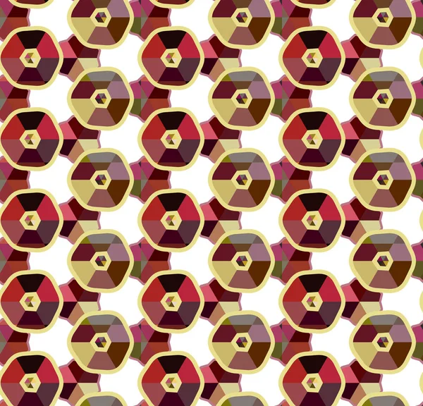 Modern geometrik vektör tasarımı, kusursuz desen çizimi