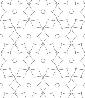 Soyut geometrik şekillerin kusursuz deseni. vektör illüstrasyonu