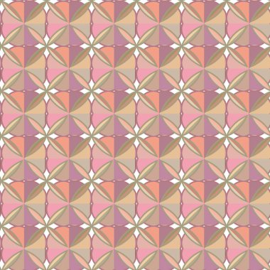 Soyut geometrik şekillerin kusursuz deseni. vektör illüstrasyonu