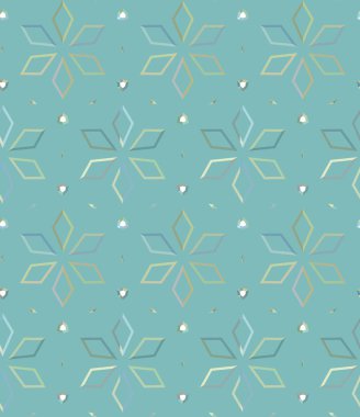 geometrik şekil tasarımlı kusursuz desen