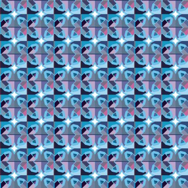 Modern geometrik vektör tasarımı, kusursuz desen çizimi