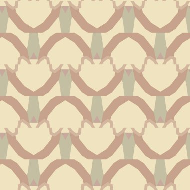 Soyut geometrik şekillerin kusursuz deseni. vektör illüstrasyonu