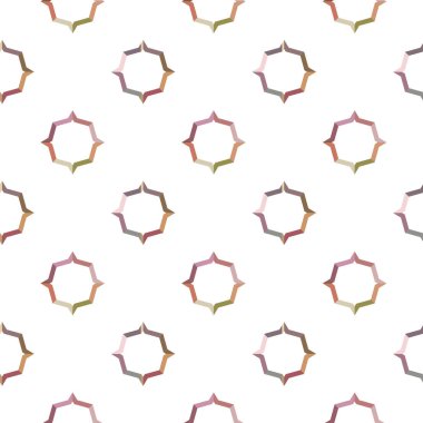 Modern geometrik vektör tasarımı, kusursuz desen çizimi