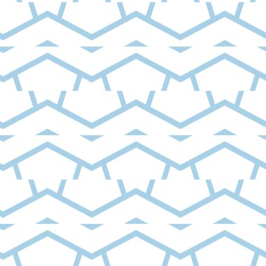 Soyut geometrik şekillerin kusursuz deseni. vektör illüstrasyonu