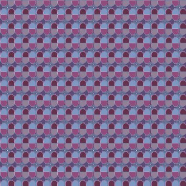 Soyut geometrik şekillerin kusursuz deseni. vektör illüstrasyonu